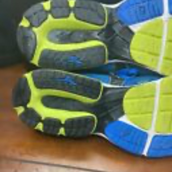 Mizuno Wave Sayonara 3 Running Training Performance Shoes Blue Yellow Womens 12 - Picture 2 of 6